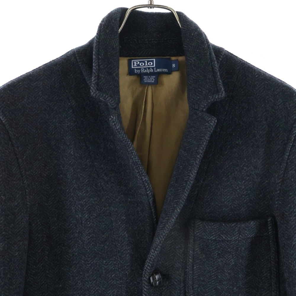 POLO RALPH LAUREN(ポロラルフローレン) クルミボタン 3B ウール テーラードジャケット グレー KK-RL-HA3518