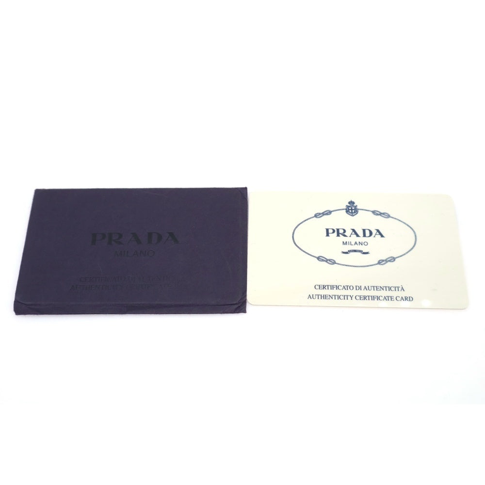 PRADA(プラダ) 三角ロゴプレート ナイロン ハンドバッグ カーキ B6243 レディース