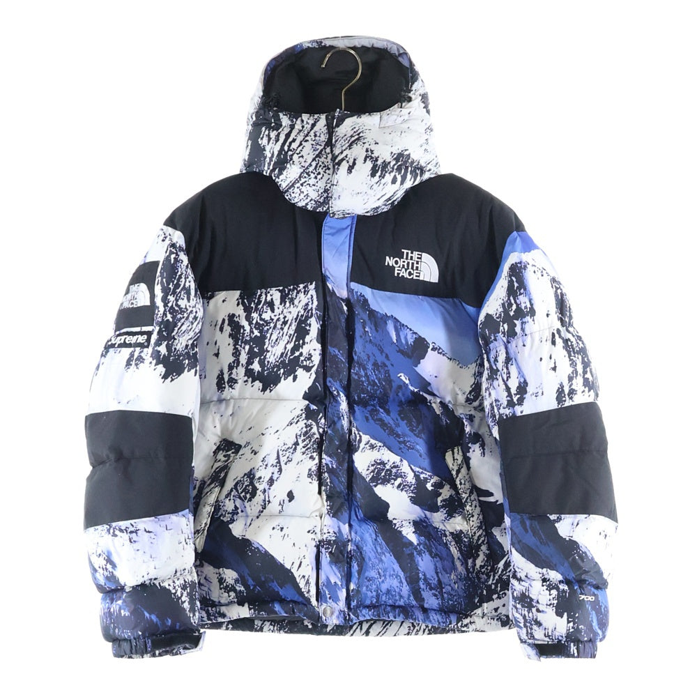 SUPREME(シュプリーム) 17AW ×THE NORTH FACE Mountain Baltoro Jacket ザノースフェイス マウンテンバルトロジャケット 雪山 ブルー/ホワイト ND91701I