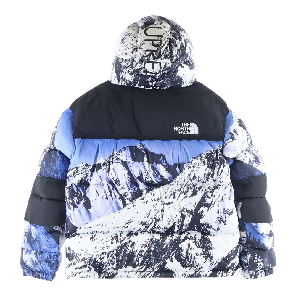 SUPREME(シュプリーム) 17AW ×THE NORTH FACE Mountain Baltoro Jacket ザノースフェイス マウンテンバルトロジャケット 雪山 ブルー/ホワイト ND91701I