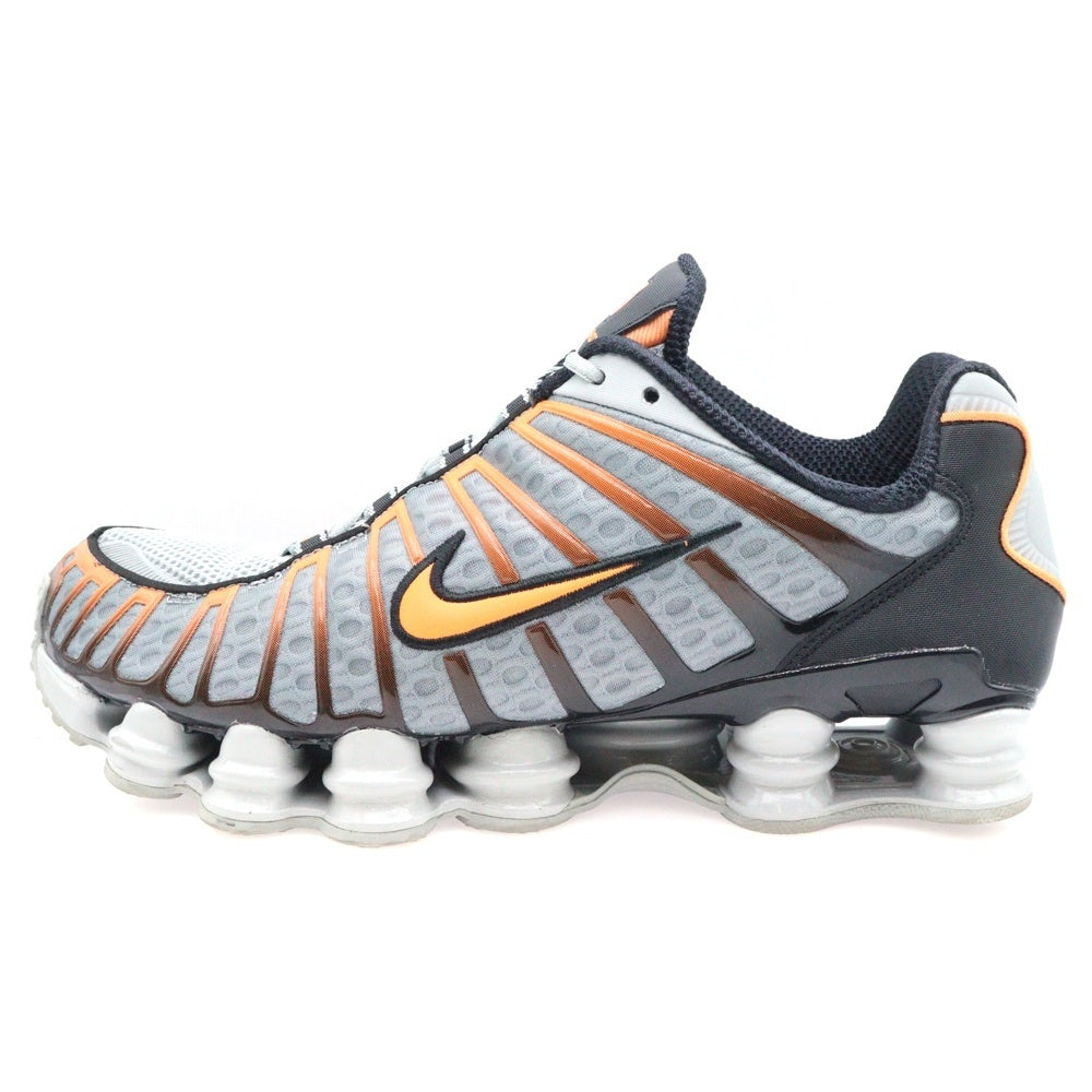 NIKE(ナイキ) SHOX TL LIGHT SMOKE GREY ショックス ティーエル ライト スモーク グレー ローカットスニーカー グレー/オレンジ US11/29cm AV3595-011