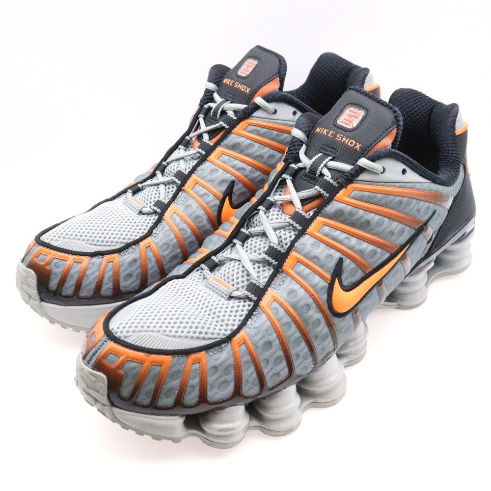 NIKE(ナイキ) SHOX TL LIGHT SMOKE GREY ショックス ティーエル ライト スモーク グレー ローカットスニーカー グレー/オレンジ US11/29cm AV3595-011