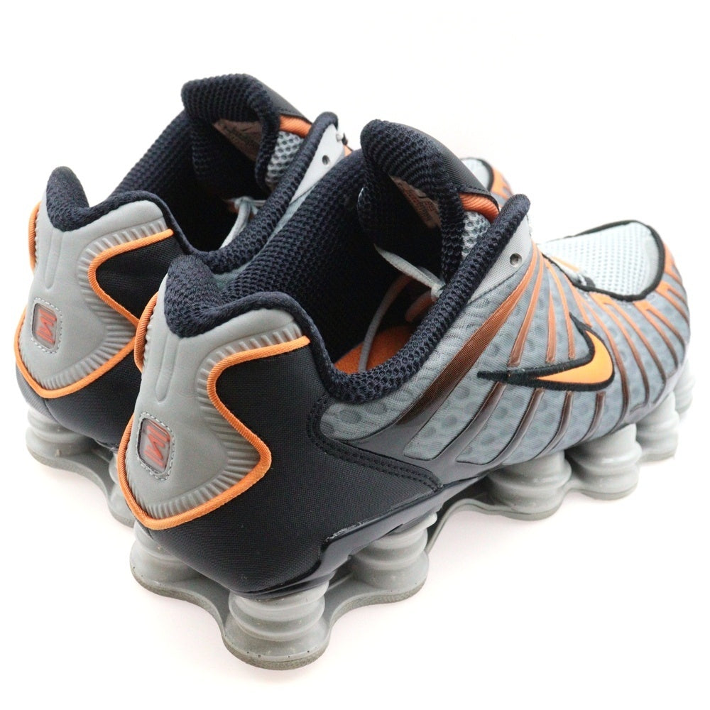 NIKE(ナイキ) SHOX TL LIGHT SMOKE GREY ショックス ティーエル ライト スモーク グレー ローカットスニーカー グレー/オレンジ US11/29cm AV3595-011