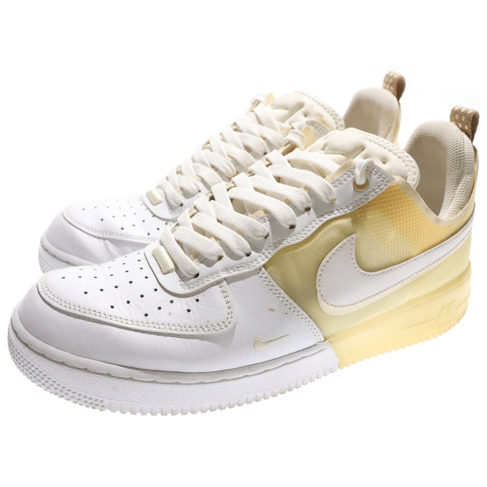 NIKE(ナイキ) AIR FORCE 1 1REACT エアフォース1 リアクト ローカットスニーカー ホワイト US10.5/28.5cm DH7615-100