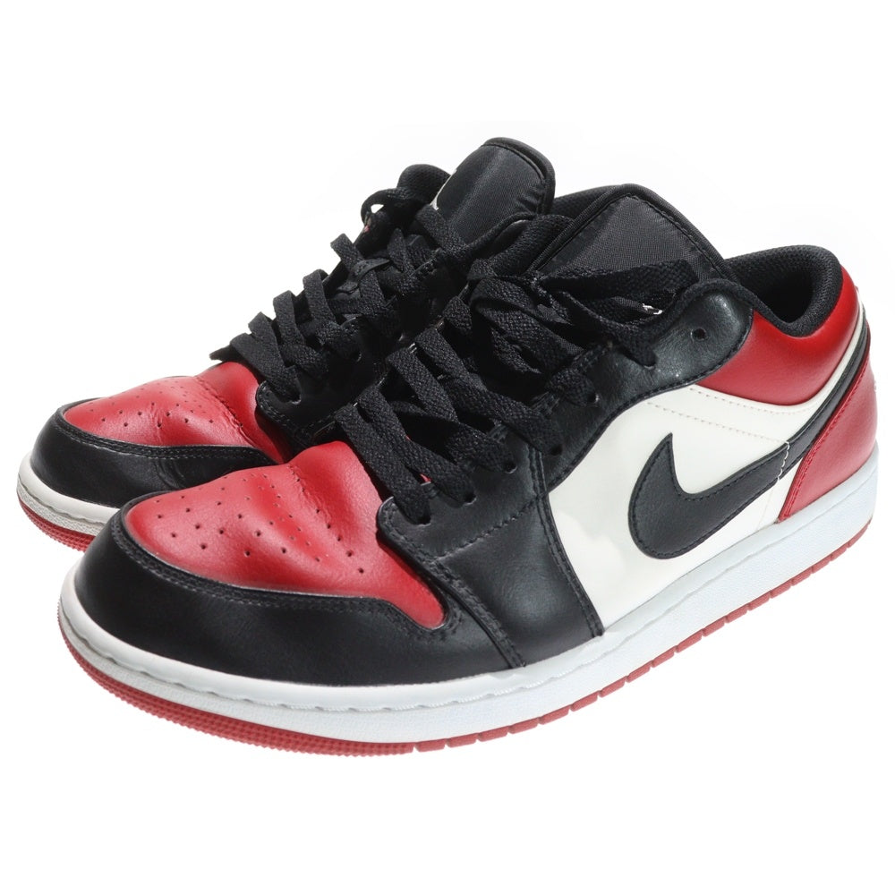NIKE(ナイキ) AIR JORDAN 1 LOW BRED TOE エアジョーダン1 ブレッドトゥ ローカットスニーカー レッド/ブラック US11/29cm 553558-612