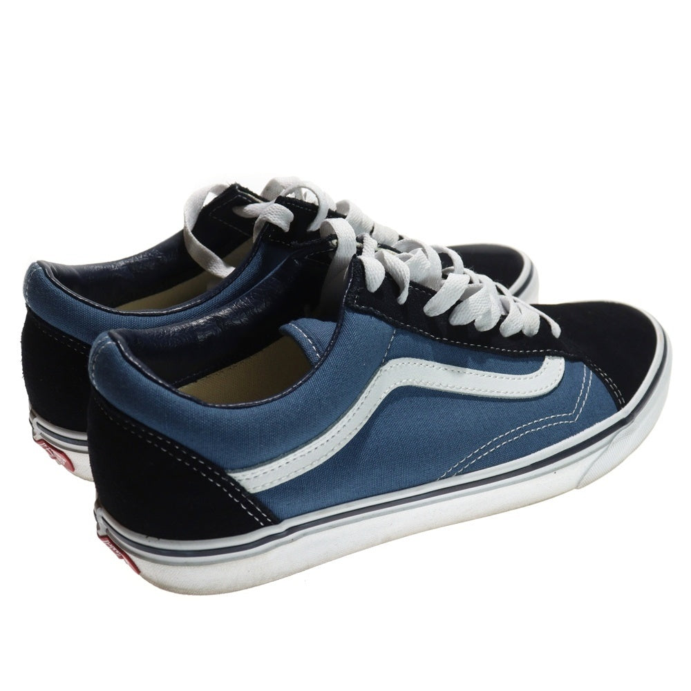 VANS(ヴァンズ) OLD SKOOL オールドスクール ローカットスニーカー ブラック/ブルー US10.5/28.5cm VN000D3HNVY
