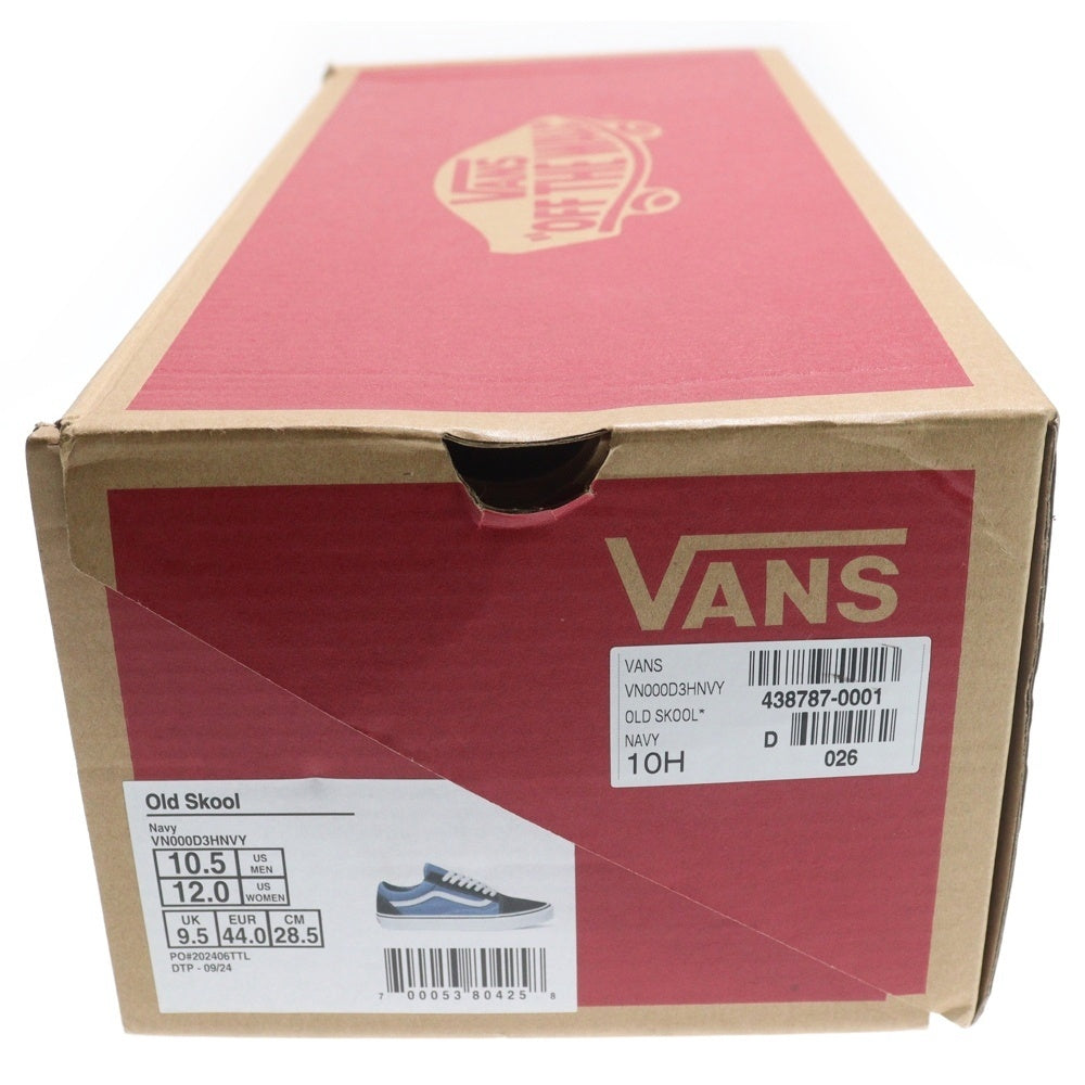 VANS(ヴァンズ) OLD SKOOL オールドスクール ローカットスニーカー ブラック/ブルー US10.5/28.5cm VN000D3HNVY