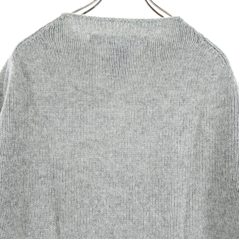 NO BRAND(ノーブランド) CITEN(シテン)ボトルネック ウール ニット セーター グレー 4253-106-0014