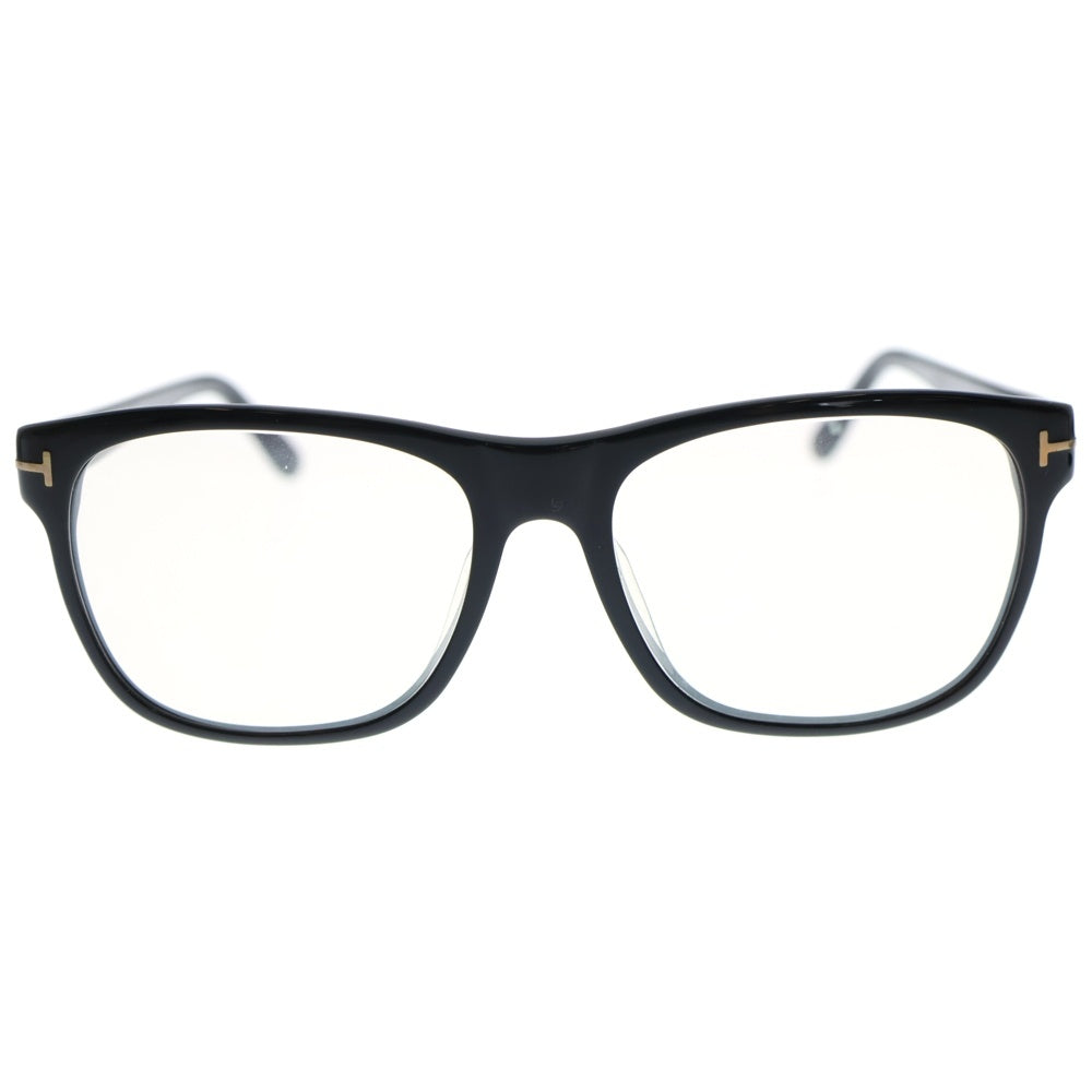 TOM FORD(トムフォード) ウェリントンフレーム サングラス アイウェア メガネ 眼鏡 ブラック TF698-F