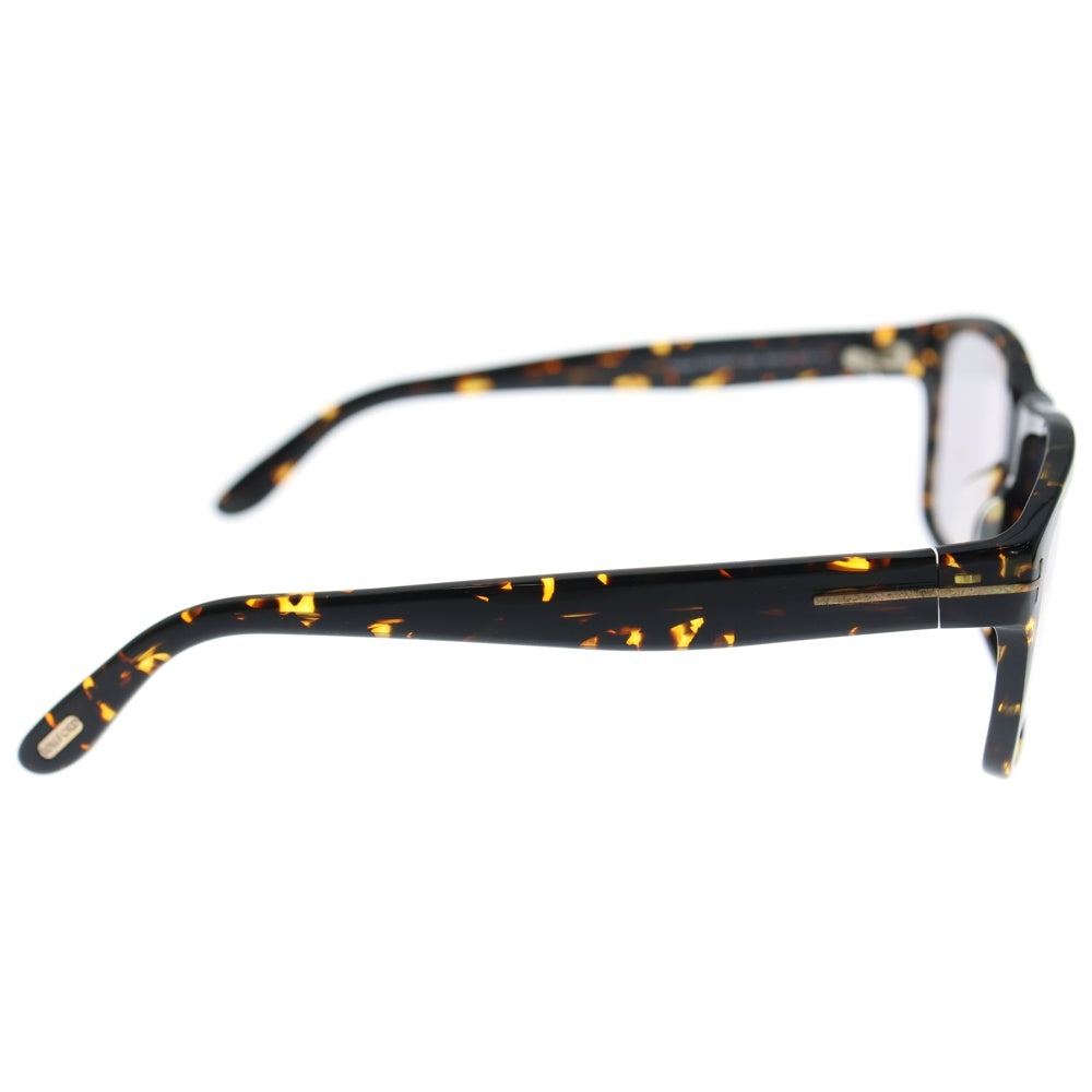 TOM FORD(トムフォード) August スクエアフレーム カラーレンズ サングラス アイウェア メガネ 眼鏡 ブラウン/ブラック TF678-F