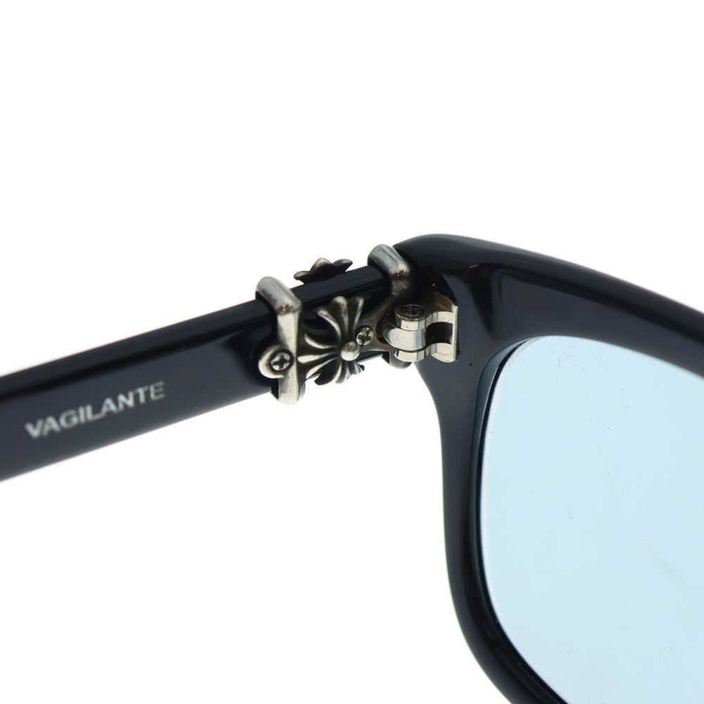 CHROME HEARTS(クロムハーツ) VAGILANTE CHプラステンプル ウェリントンフレーム サングラス アイウェア メガネ 眼鏡 ブラック