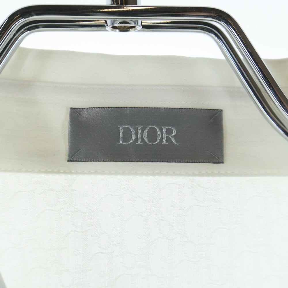 DIOR(ディオール) オブリーク総柄 コットン 長袖シャツ ホワイト 013C502A4743