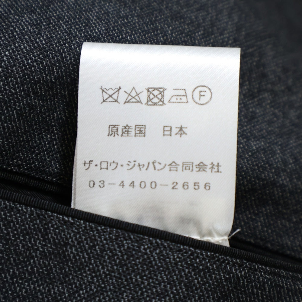 THE ROW(ザロウ) ウール 2B テーラードジャケット グレー 92-BUW1500