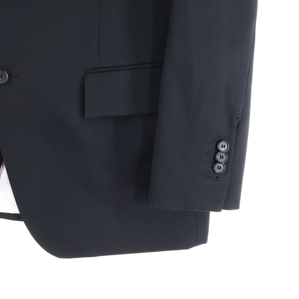 Calvin Klein(カルバンクライン) 205W39NYC ラフシモンズ期 ウール 2B シングル テーラードジャケット ブラック 92MWJB43