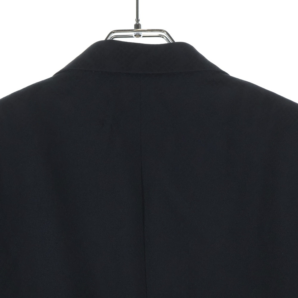 DIOR(ディオール) 19AW パイソン柄 ピークドラペル ウール 1B テーラードジャケット ブラック 933C222B4926