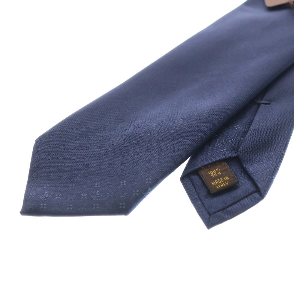 LOUIS VUITTON(ルイヴィトン) グラディエント モノグラム マリーヌ シルク ネクタイ ネイビー M78765