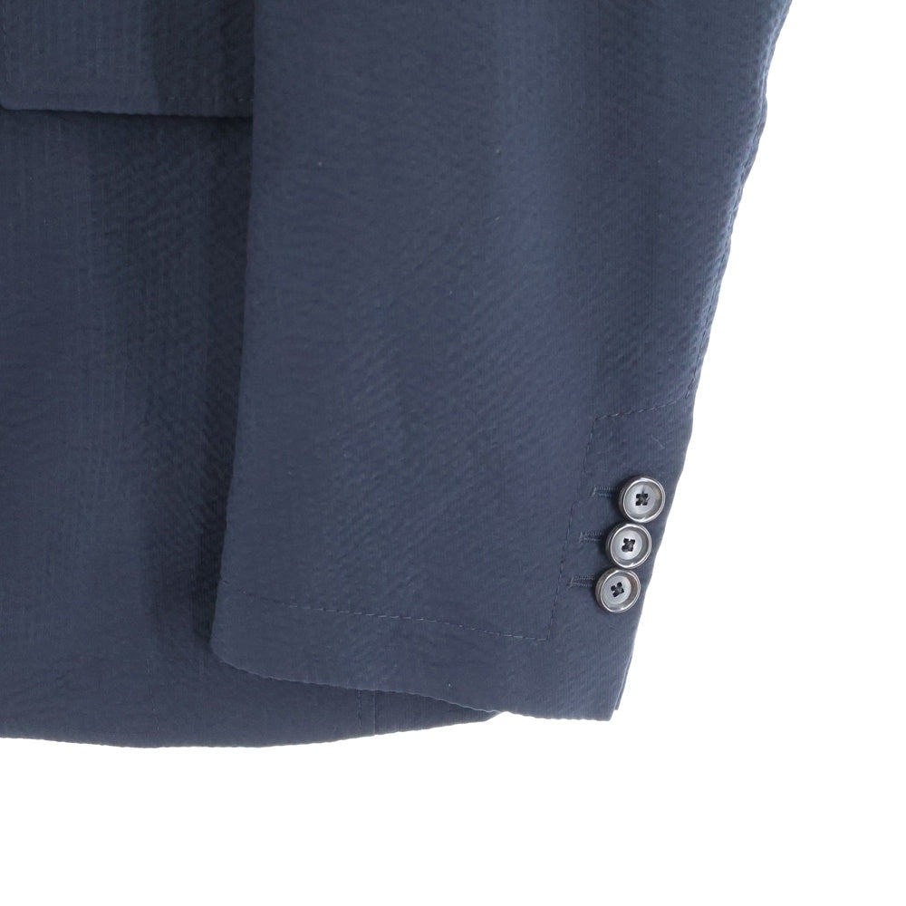 LOUIS VUITTON(ルイヴィトン) 18SS ポリエステル シアサッカー 2B テーラードジャケット ブラック RM181M DYZ HEJ20E