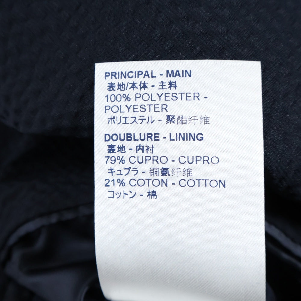 LOUIS VUITTON(ルイヴィトン) 18SS ポリエステル シアサッカー 2B テーラードジャケット ブラック RM181M DYZ HEJ20E