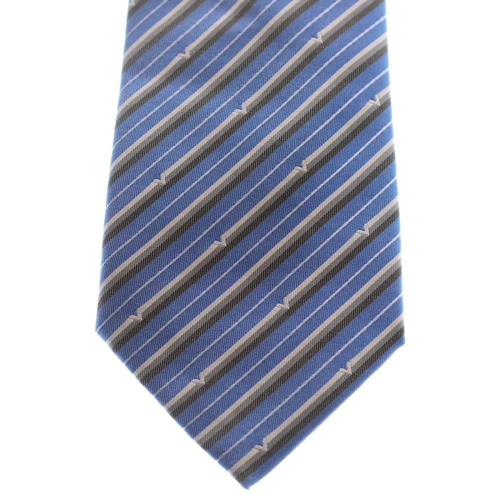 LOUIS VUITTON(ルイヴィトン) クラヴァット Vドリフト シルク ネクタイ ブルー M78582