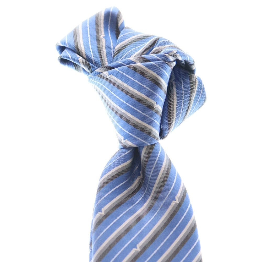 LOUIS VUITTON(ルイヴィトン) クラヴァット Vドリフト シルク ネクタイ ブルー M78582