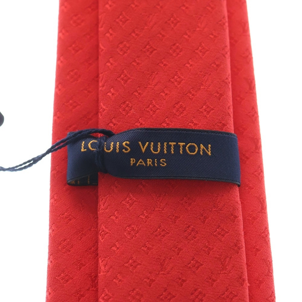 LOUIS VUITTON(ルイヴィトン) クラヴァット モノグラム エレガント シルク ネクタイ レッド M71889