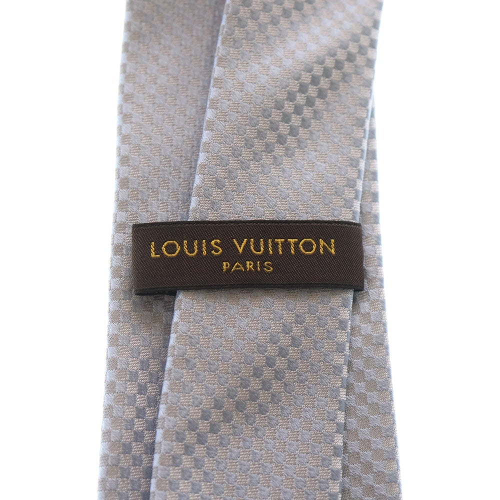 LOUIS VUITTON(ルイヴィトン) ダミエ シルク ネクタイ ライトブルー