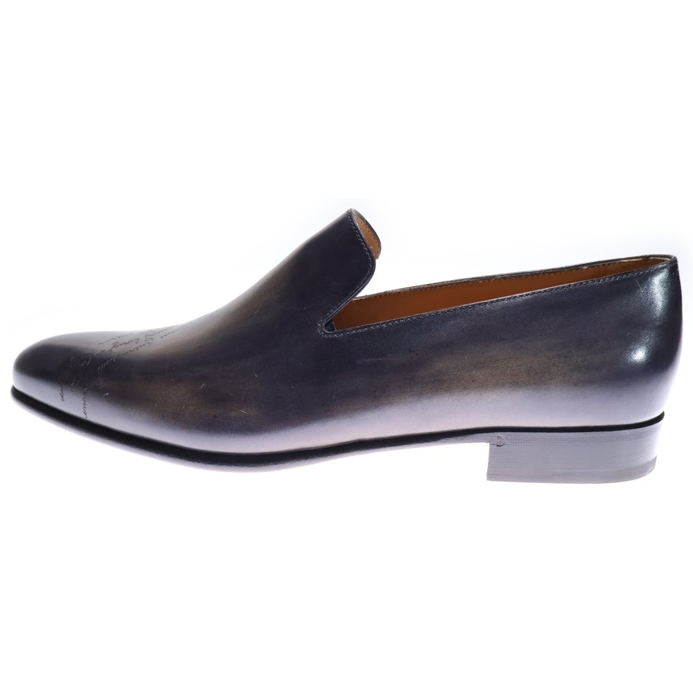 Berluti(ベルルッティ) CURSIVE GALET カーシヴ ガレ カリグラフィ パティーヌ エレガント レザーシューズ ローファー ブラック