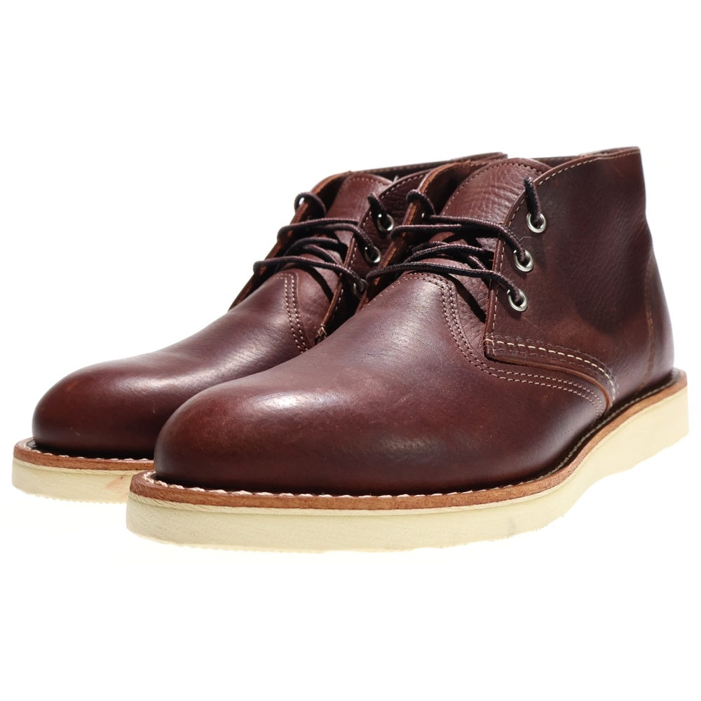 RED WING(レッド ウイング) 3141 CLASSIC CHUKKA クラシックチャッカブーツ ミドルカットレザーシューズ ブラウン