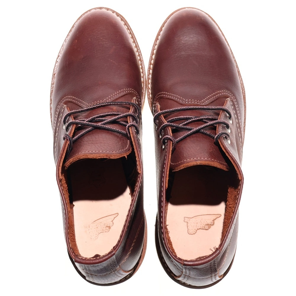 RED WING(レッド ウイング) 3141 CLASSIC CHUKKA クラシックチャッカブーツ ミドルカットレザーシューズ ブラウン