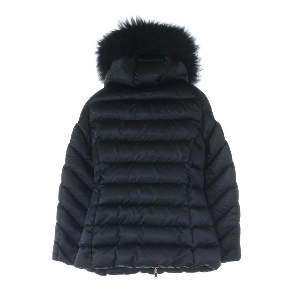 MONCLER(モンクレール) 24AW CUPIDONE GIUBBOTTO キュピドン ファー付き ジップアップ ナイロン ショート ダウンジャケット ブラック J20931A00177 59685 レディース