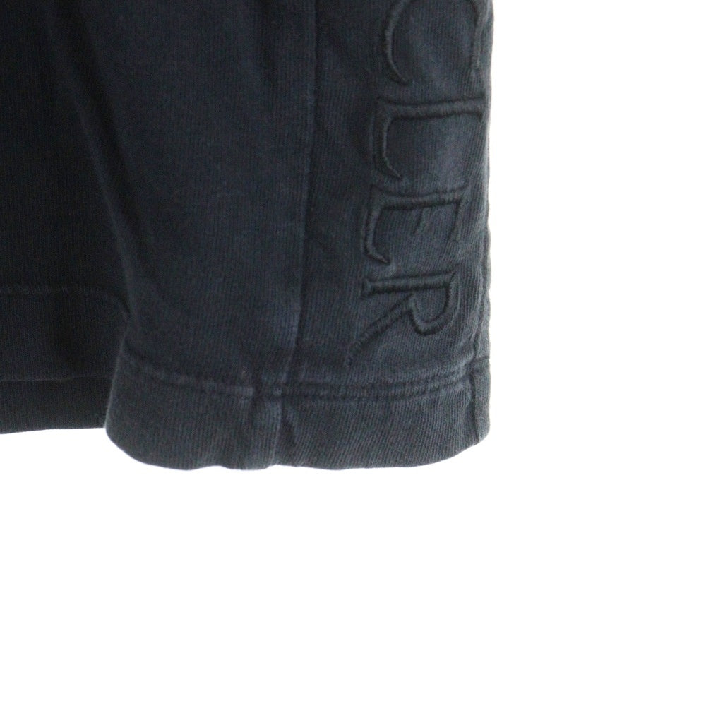 MONCLER(モンクレール) 20SS サイド エンブロイダリー ロゴ Vネック半袖Tシャツカットソー ブラック F10918C76210 8390T