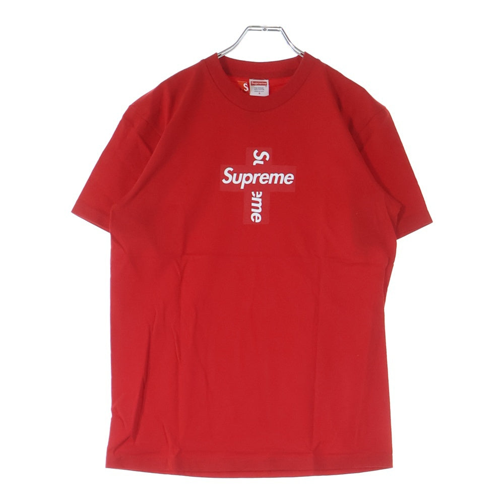 SUPREME(シュプリーム) 20AW Cross Box Tee クロスボックスロゴ プリント クルーネック 半袖Tシャツカットソー レッド
