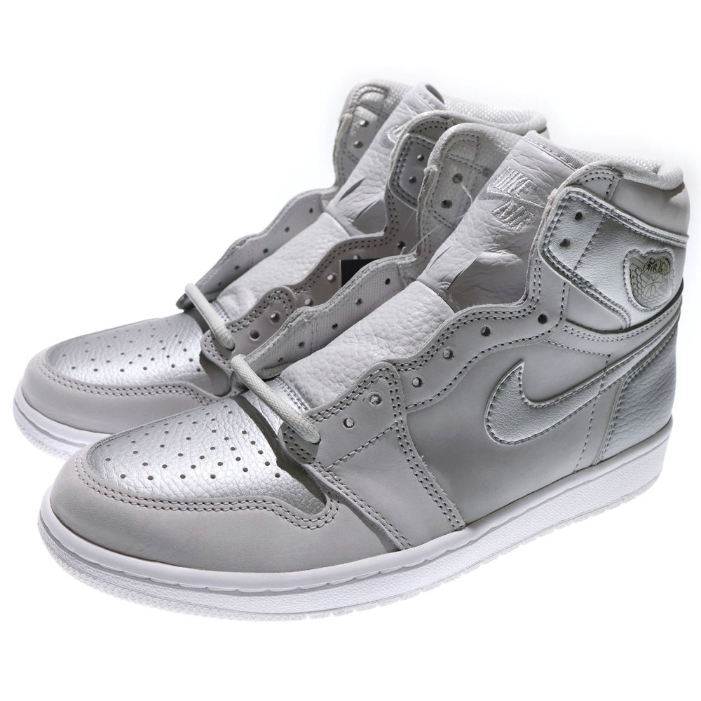 NIKE(ナイキ) AIR JORDAN 1 HIGH OG CO.JP エアジョーダン 1 ハイカットスニーカー シルバー US8.5/26.5cm DC1788-029