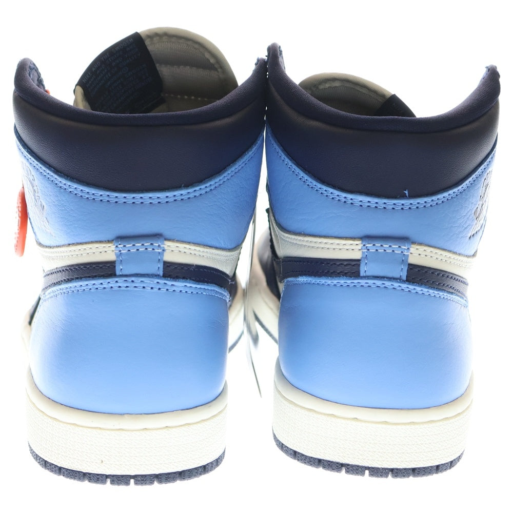 NIKE(ナイキ) AIR JORDAN1 RETRO HIGH OG OBSIDIAN UNIVERSITY BLUE エアジョーダン1 レトロ オブシディアン ハイカットスニーカー US8.5/26.5cm 555088-140
