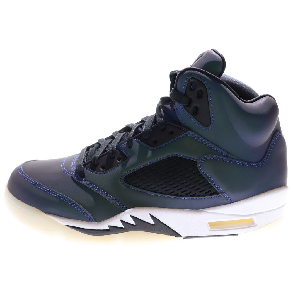NIKE(ナイキ) WMNS AIR JORDAN 5 IRIDESCENT OIL GREY ウィメンズ エアジョーダン5 イリディセント オイルグレー ハイカットスニーカー US10/27cm CD2722-001 レディース