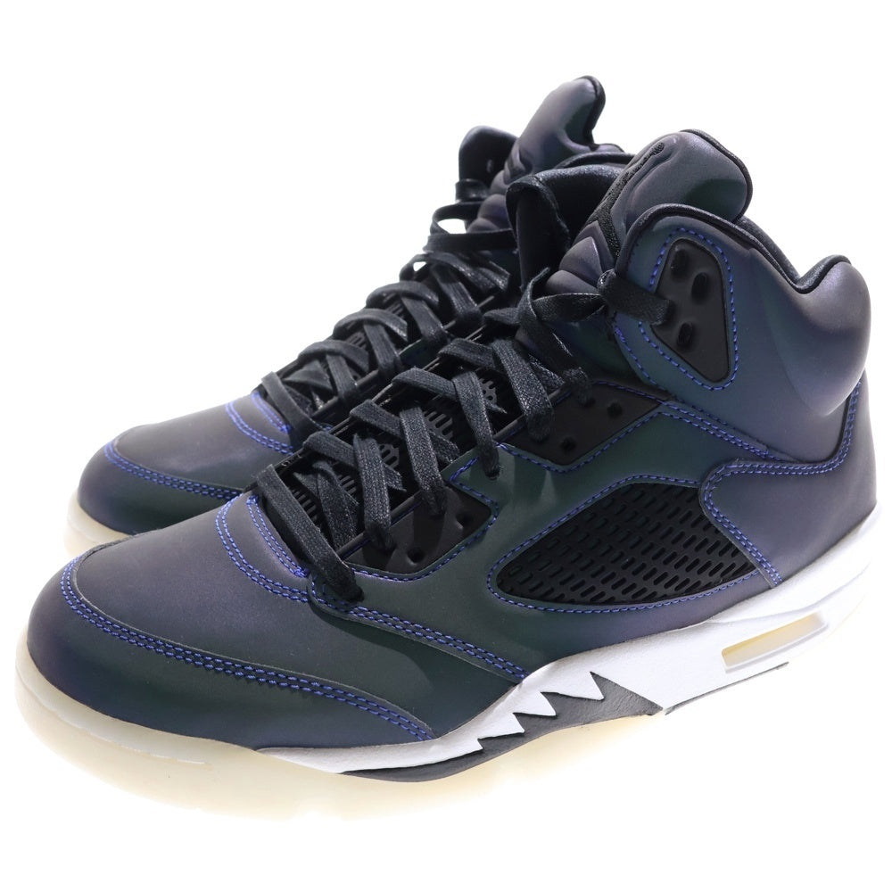 NIKE(ナイキ) WMNS AIR JORDAN 5 IRIDESCENT OIL GREY ウィメンズ エアジョーダン5 イリディセント オイルグレー ハイカットスニーカー US10/27cm CD2722-001 レディース