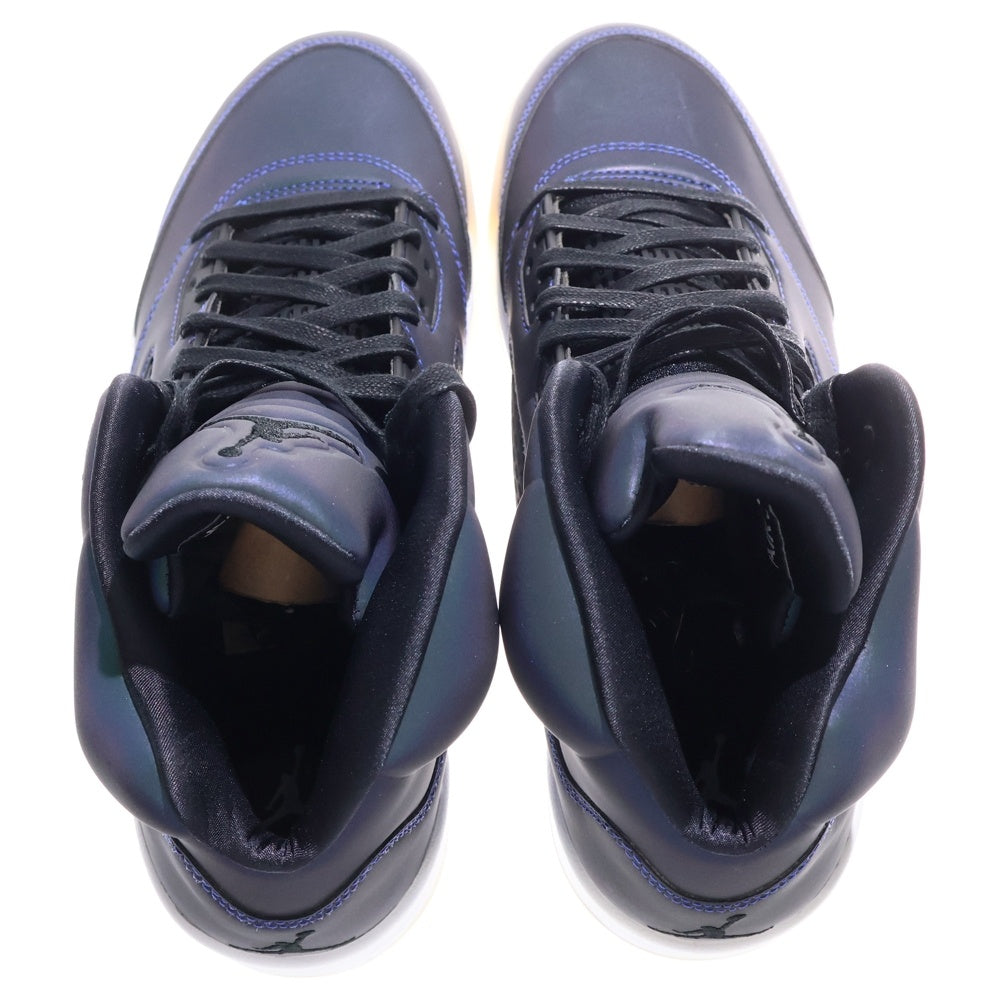 NIKE(ナイキ) WMNS AIR JORDAN 5 IRIDESCENT OIL GREY ウィメンズ エアジョーダン5 イリディセント オイルグレー ハイカットスニーカー US10/27cm CD2722-001 レディース