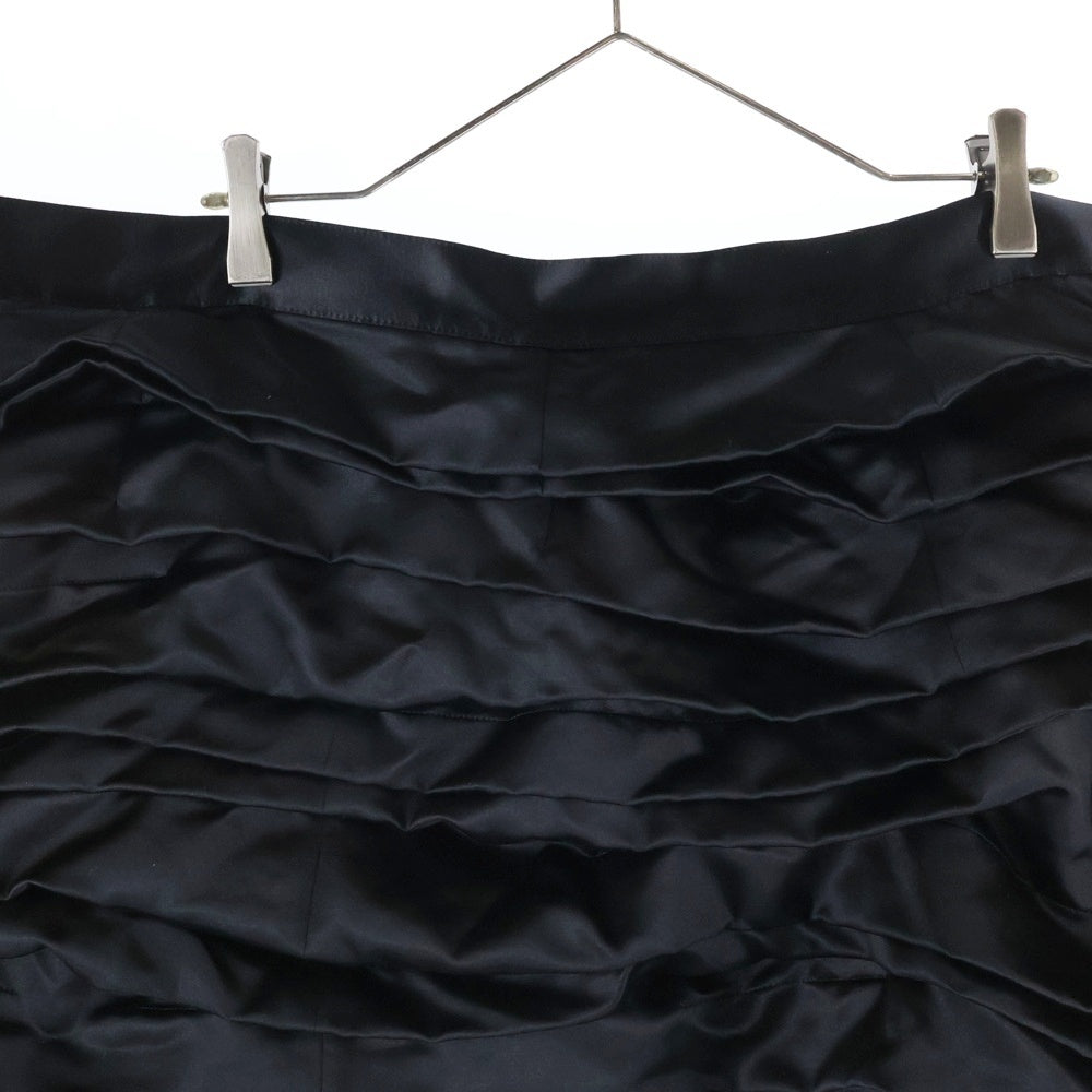 COMME des GARCONS(コムデギャルソン) 14SS プリーツ ラップ 巻きスカート レディース ブラック GM-S008