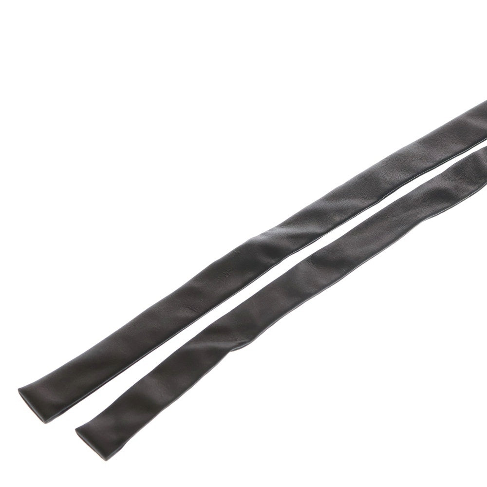 COMME des GARCONS(コムデギャルソン) 16AW カットオフノーカラー アセテート フェイクレザー チョーカー ブラック レディース GR-B010