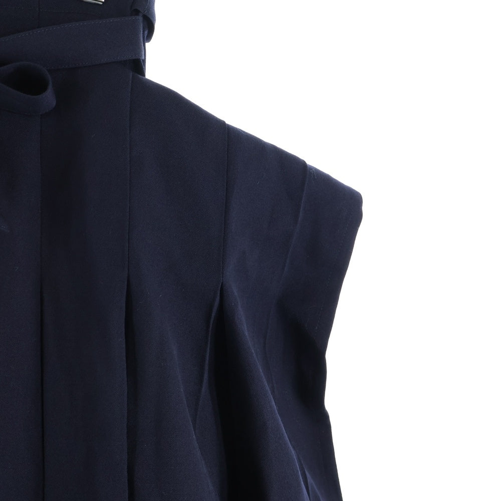 tricot COMME des GARCONS(トリコ コム デ ギャルソン) 98AW 変形 ロングプリーツスカート ネイビー レディース TA-040020 AD1998