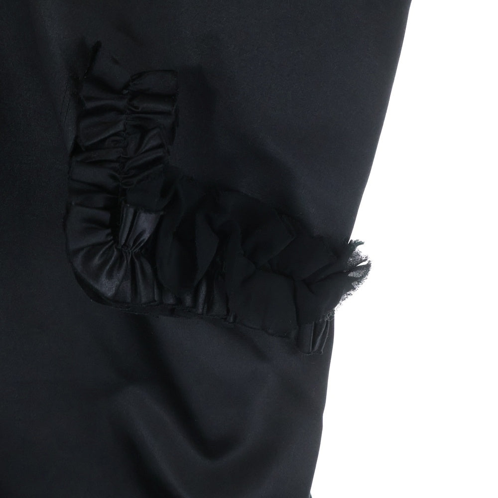 COMME des GARCONS(コムデギャルソン) 14SS フリル 変形 アシンメトリー ワンピース ブラック レディース GM-O008 AD2013