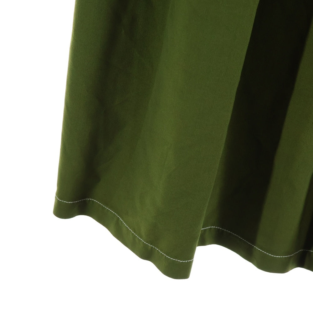 tricot COMME des GARCONS(トリコ コム デ ギャルソン) 01SS ラウンド ウエストベルト プリーツスカート グリーン レディース TS10004 AD2000