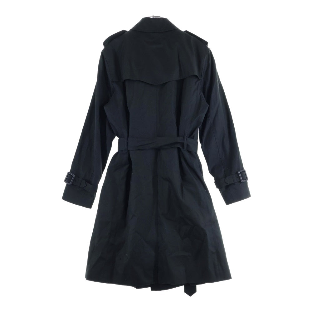 BURBERRY BLACK LABEL(バーバリー ブラックレーベル) CRESTBRIDG ダブルチェックライニング ウエストベルト トレンチコート ブラック 51A20-602-09
