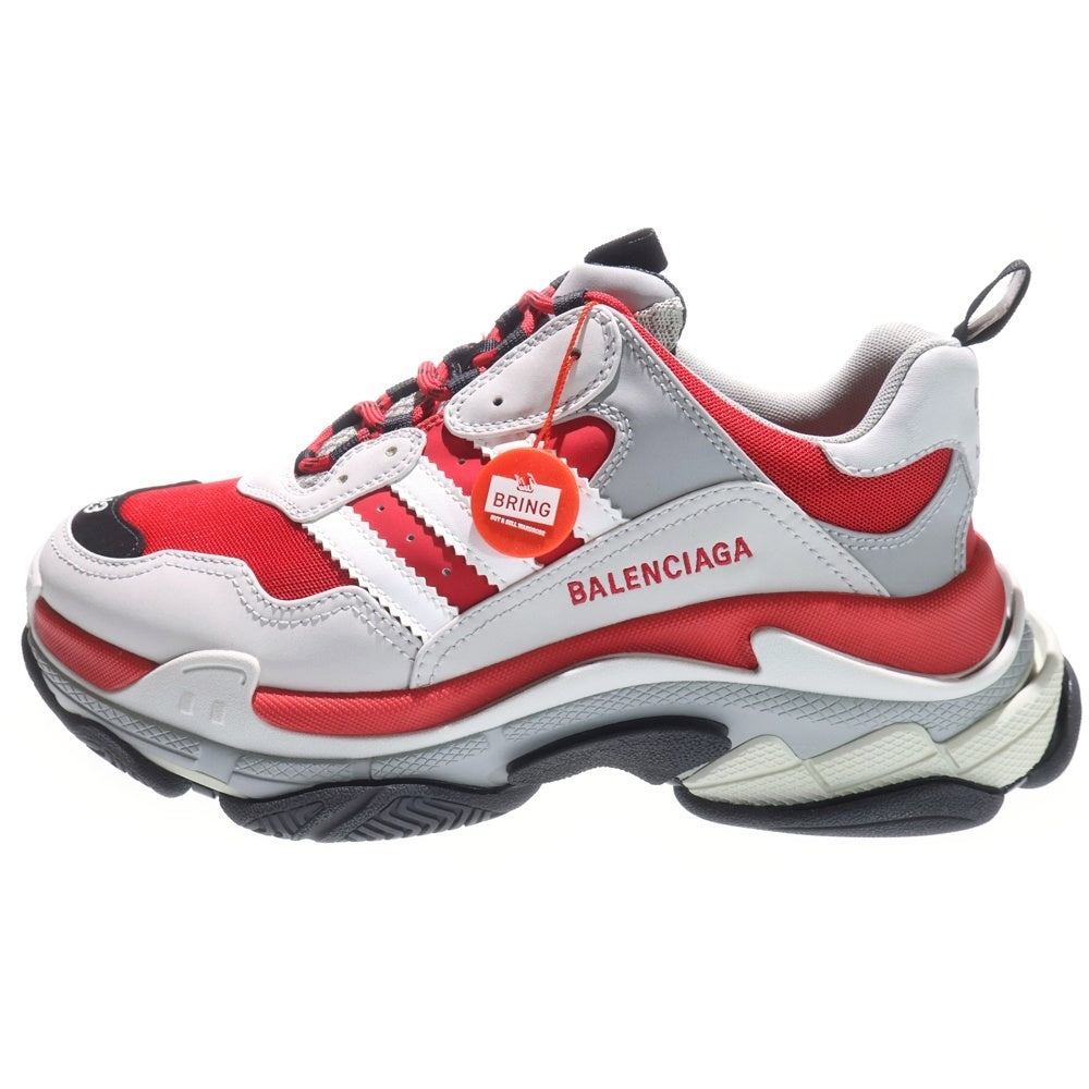 BALENCIAGA(バレンシアガ) ×adidas TRIPRE S アディダス トリプルS ローカットスニーカー レッド/グレー 593994