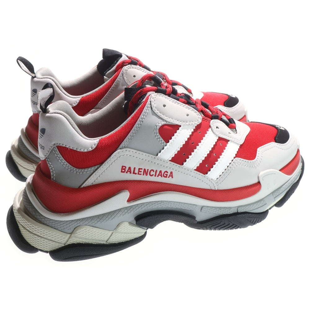BALENCIAGA(バレンシアガ) ×adidas TRIPRE S アディダス トリプルS ローカットスニーカー レッド/グレー 593994