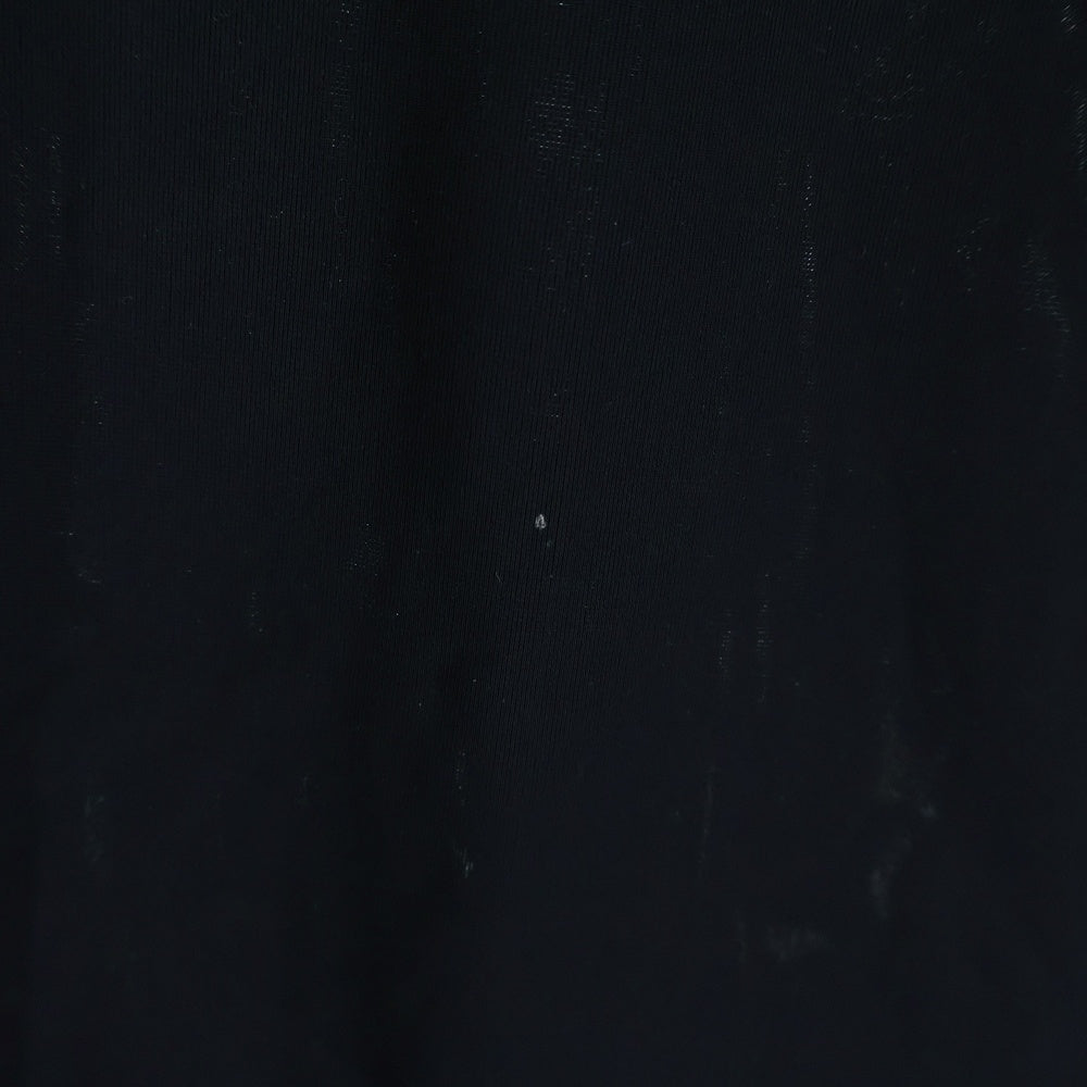 WTAPS(ダブルタップス) 25SS DCPN/LS/NLPL.CORDURA ロゴプリント コーデュラ クルーネック長袖Tシャツ カットソー ブラック 251ATDT-CSM24