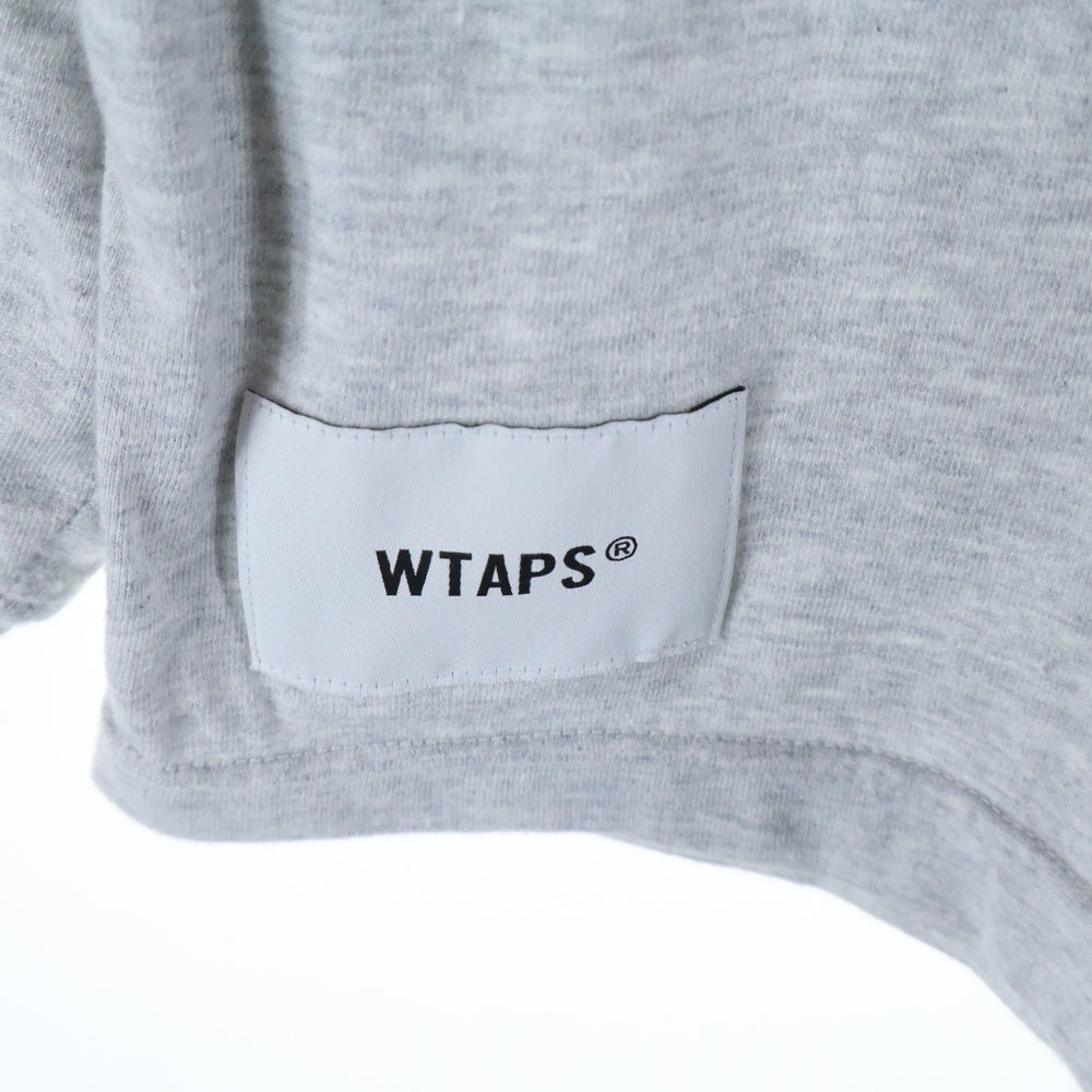 WTAPS(ダブルタップス) 25SS WOUND/LS /CTPL フロントプリント クルーネック長袖Tシャツ カットソー グレー 251ATDT-CSM10