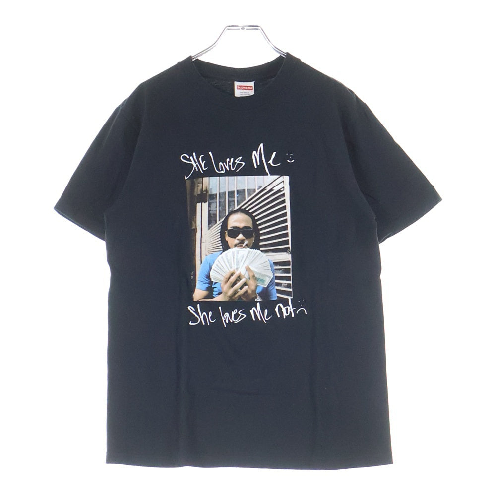 SUPREME(シュプリーム) 25SS Max B Tee マックスB フォトプリント クルーネック半袖Tシャツ カットソー ブラック