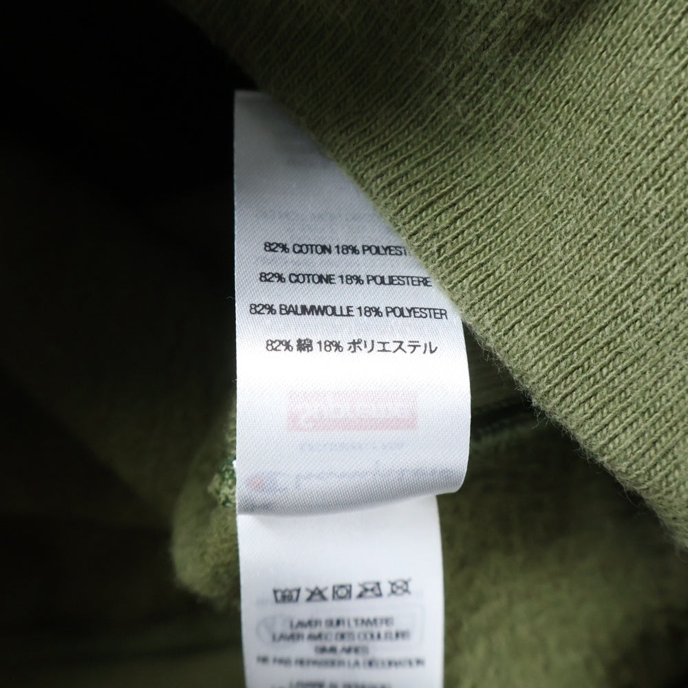 SUPREME(シュプリーム) 25SS ×Champion Hooded Sweatshirt チャンピオン アーチロゴ プルオーバーパーカー スウェットフーディ カーキ