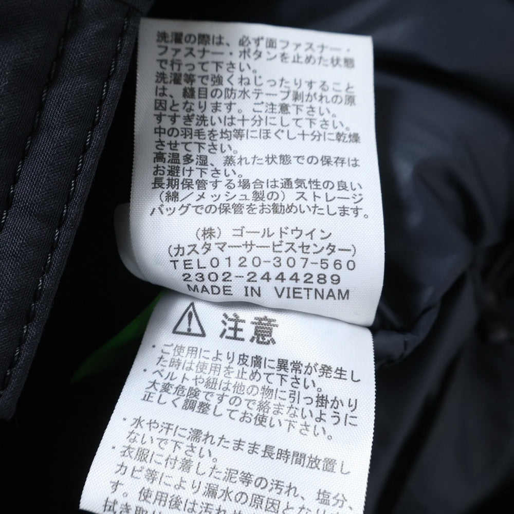 THE NORTH FACE(ザノースフェイス) MOUNTAIN DOWN JACKET GORE-TEX マウンテン ダウンジャケット ゴアテックス ブラック ND92237